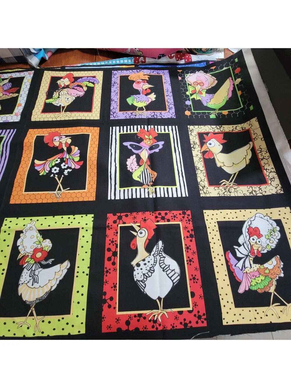 Loralie Chicken Chique Fabric 24